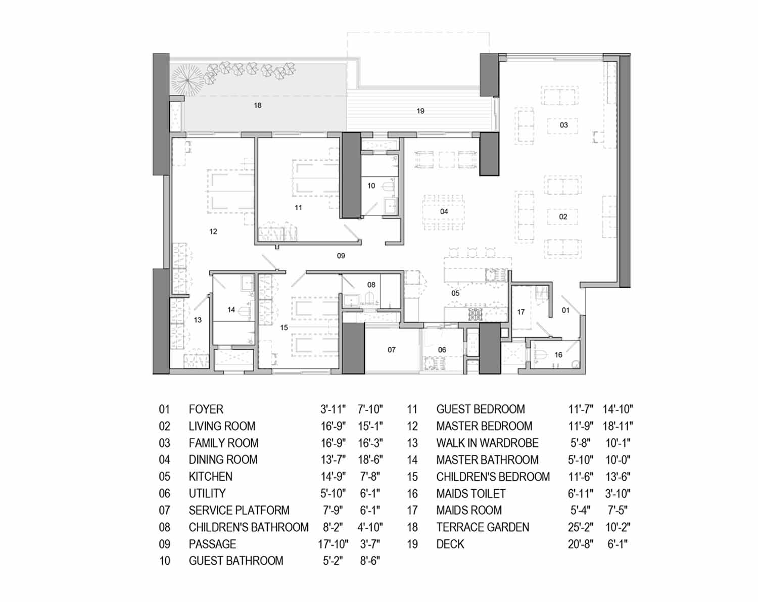 D35v3 -3-bedroom duplex homes - 4596 sq. ft.
